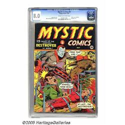 Mystic Comics #9 (Timely, 1942) CGC VF 8.0 Cream to off