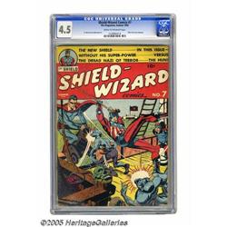 Shield-Wizard Comics #7 (MLJ, 1942) CGC VG+ 4.5 Cream t