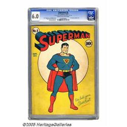 Superman #6 (DC, 1940) CGC FN 6.0 Cream to off-white pa