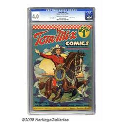 Tom Mix Comics #1 (Ralston-Purina Co., 1940) CGC VG 4.0