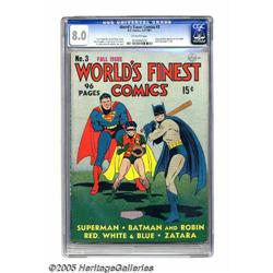 World's Finest Comics #3 (DC, 1941) CGC VF 8.0 Off-whit