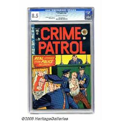 Crime Patrol #10 (EC, 1949) CGC VF+ 8.5 Cream to off-wh