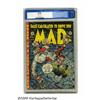 Image 1 : Mad #2 (EC, 1952) CGC VF+ 8.5 Off-white pages. We''re a