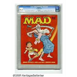 Mad #37 (EC, 1958) CGC NM- 9.2 White pages. Norman Ming