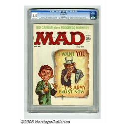 Mad #48 (EC, 1959) CGC VF+ 8.5 White pages. Uncle Sam c