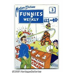 Motion Picture Funnies Weekly #2-4 Covers Only (First F