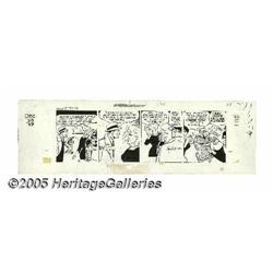 Chester Gould - Dick Tracy Daily Comic Strip Original A