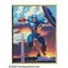 Image 1 : Greg and Tim Hildebrandt - "Captain America" Painting O