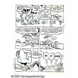Walt Kelly - Pogo Possum #12, page 12 Original Art (Del