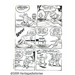 Walt Kelly - Pogo Possum #12, page 16 Original Art (Del