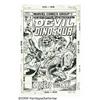 Image 1 : Jack Kirby and Joe Sinnott - Devil Dinosaur #4 Cover Or