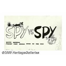 Antonio Prohias - Mad #60 "Spy vs. Spy" Panel Page Orig