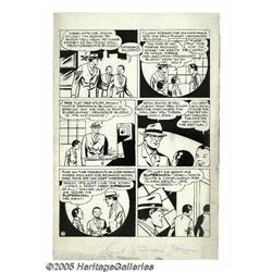 Joe Schuster Studio - Superman Panel page 13 Original A