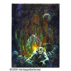 Kenneth Smith - Eerie Annual 1971 Cover Original Art (W