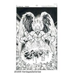 Todd Smith - Omega Men Annual #1 Cover Original Art (DC