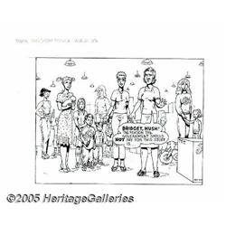 Spain Rodriguez - San Diego Reader Cover Original Art (