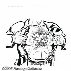 Spain Rodriguez - San Francisco Bay Guardian Cover Orig