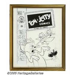 Western Publishing Artist - Tom and Jerry Comics Cover