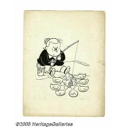 Western Publishing Artist - Marge's Tubby #22 Cover Ori