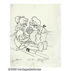 Dell Artist - Woody Woodpecker Comics #53 Cover Origina