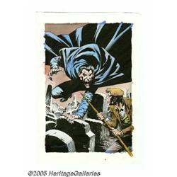 Bernie Wrightson - Vampire Hunter Illustration Original