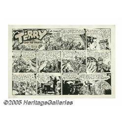 George Wunder - Terry and the Pirates Sunday Comic Stri