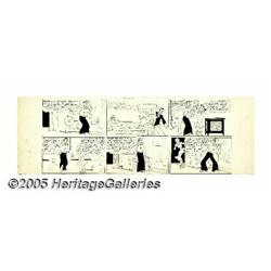 Chic Young - Blondie Sunday Comic Strip Original Art, d