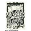 Image 1 : JACK Kirby and Mike Royer - The Sandman #1 Cover Produc