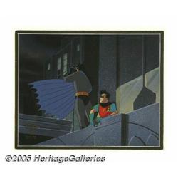 Batman: The Animated Series Production Cel and Backgrou
