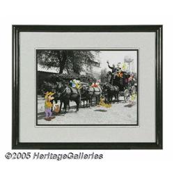Walt's Stagecoach Hand-Painted Character Cel (The Walt