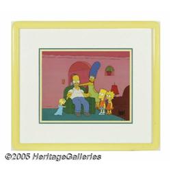 The Simpsons Hand-Painted Cel Set-Up (20th Century Fox,