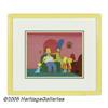 Image 1 : The Simpsons Hand-Painted Cel Set-Up (20th Century Fox,