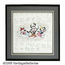 Animaniacs Storyboard Limited Edition Lithograph Print