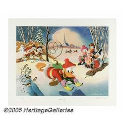 Carl Barks - Snow Fun, Regular Edition Lithograph, numb