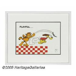 Garfield "Playful" Limited Edition Sericel (Jim Davis,