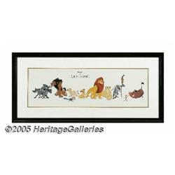 The Lion King Sericel (The Walt Disney Company, 1994).