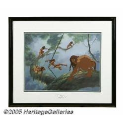 Surfing on a Vine Limited Edition Sericel (The Walt Dis