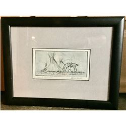Ace Powell Artist Proof Etching