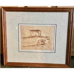 Ace Powell Limited Edition Etching