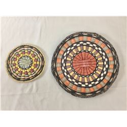 Two Vintage Hopi Wicker Baskets