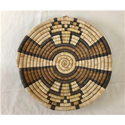 Hopi Coiled Plaque Basket