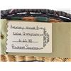 Image 3 : Hopi Wicker Basket with Ribbon