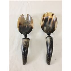 Vintage Handmade Horn Ladles