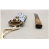 Image 3 : Beaded Knife Sheath with Knife