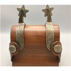 Silver Mounted Buermann Spurs