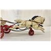 Image 10 : Antique Cast Iron Fire Wagon Toy