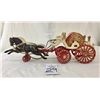 Image 14 : Antique Cast Iron Fire Wagon Toy