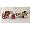 Image 8 : Antique Cast Iron Fire Wagon Toy