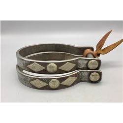 Handmade, Silver Mounted Oxbow Stirrups