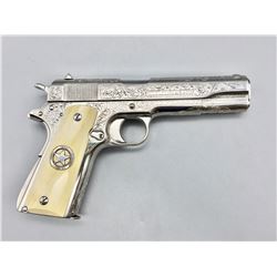 David Harris Engraved 1911 With Ivory Grips